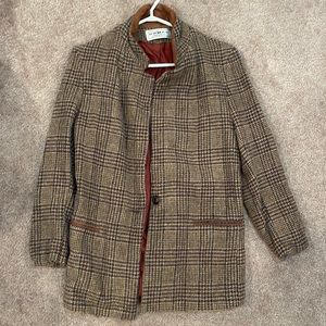 Vintage made in US plaid coat size 6